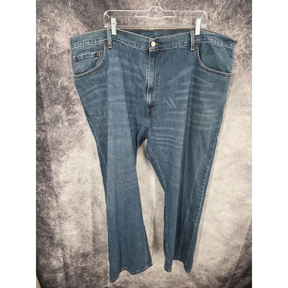 Levis 599 Jeans Mens 48 X 30 Blue‎ Giant Fit Baggy Loose Skater Medium Wash
